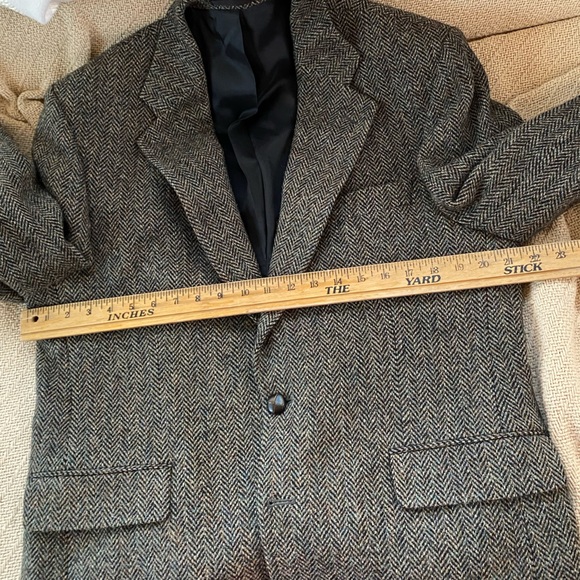 Harris Tweed Alexander London Gray Wool Sport Coat 52 - Picture 7 of 17